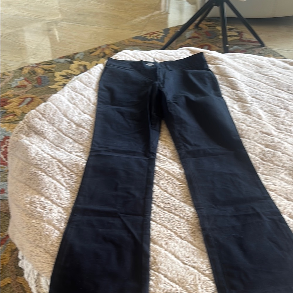 Dickies Women's Black Boot Cut Pants